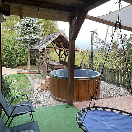 Dom Z Sauna - Lugiele Dzierwiany Luaran gambar